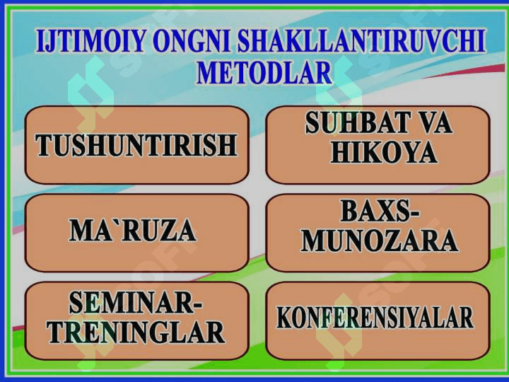 TARBIYA METODLARI 8