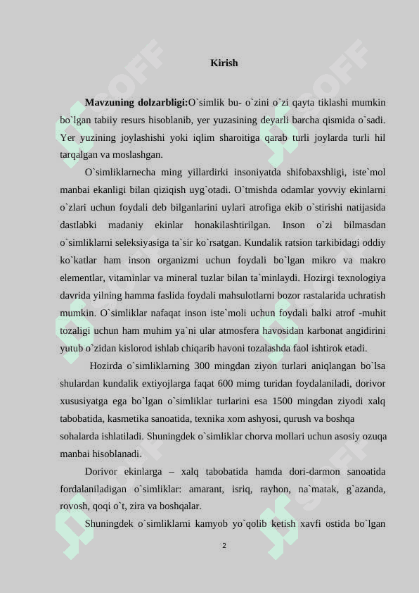MADANIY OʻSIMLIKLARNING KELIB CHIQISH 2