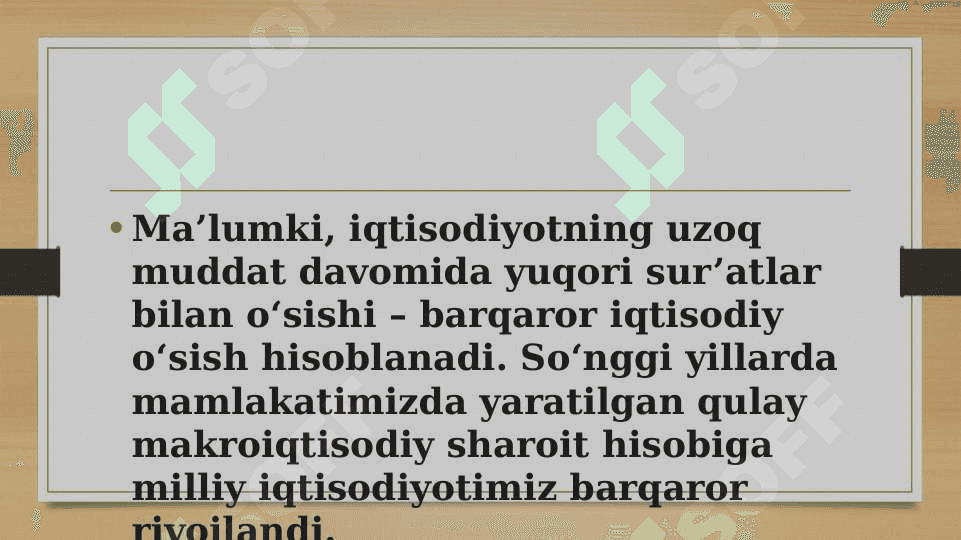Makroiqtisodiy barqarorlikni ta’minlashda O‘zbekistonda agroklasterlar tizimidan foydalanish 3