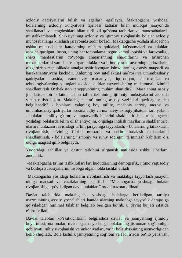 Maktabgacha  yoshdagi bolalarda ijtimoiy tajribani shakllantirish 2