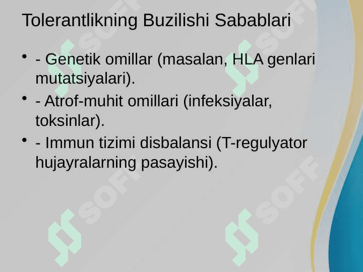 Immunologik Tolerantlik Nuqsonlari va Autoimmun Kasalliklar 5
