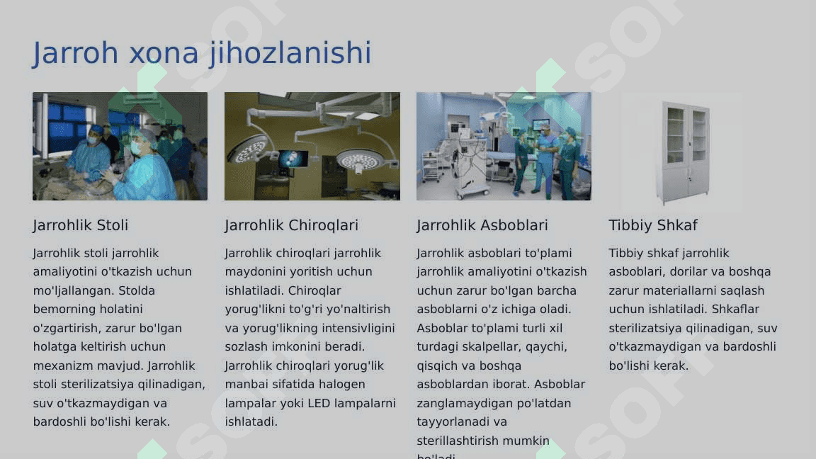 Stomatologik  bo‘lim, xona  (terapevtik, jarroh,  parodontologik,  fizioterapevtik va  boshqalar), uni  jihozlanishi.  Hamshira va kichik  hamshira  majburiyatlari.  Hujjatlar. 3
