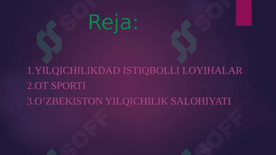 Yilqichilik Otchilik 2