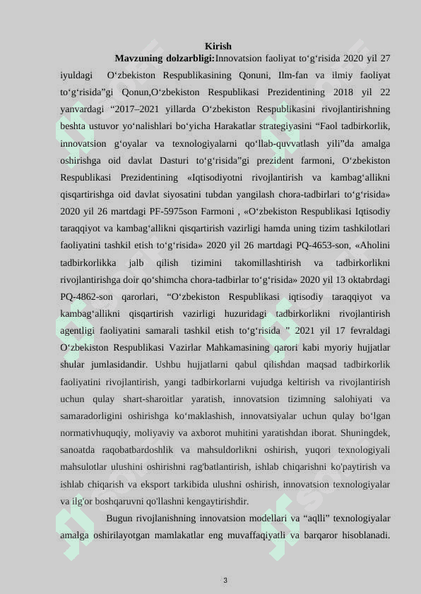 Innovatsiyalar va yangiliklar bozori: tarkibi, asosiy elementlari, o‘ziga xos xususiyatlari 3