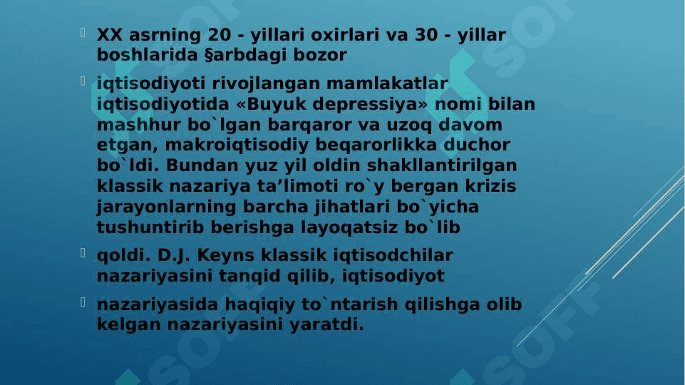 MILLIY IQTISODIYOTNING MUVOZANATI 7