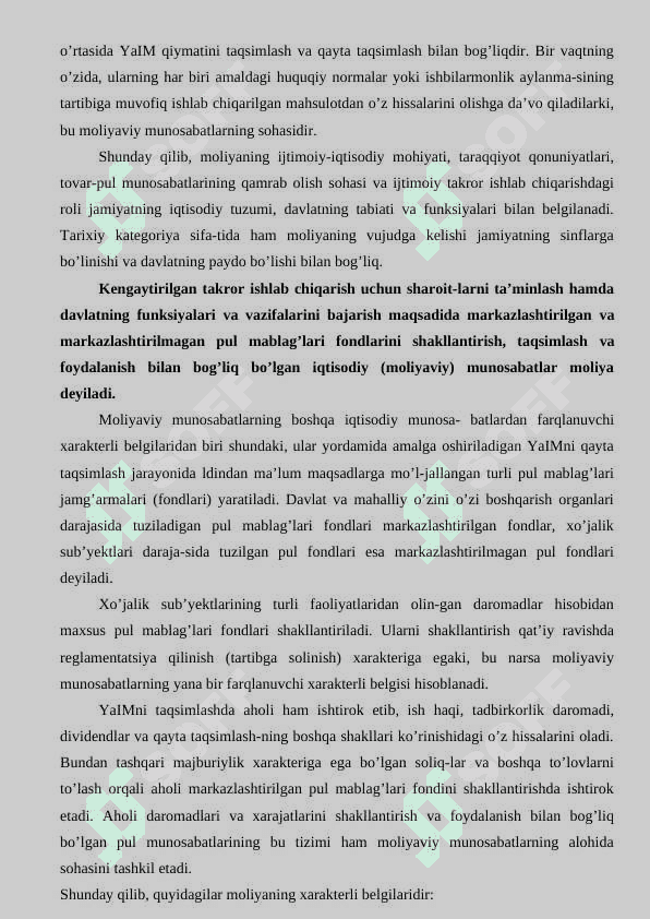 Moliyaning mohiyati va funksiyalari 7