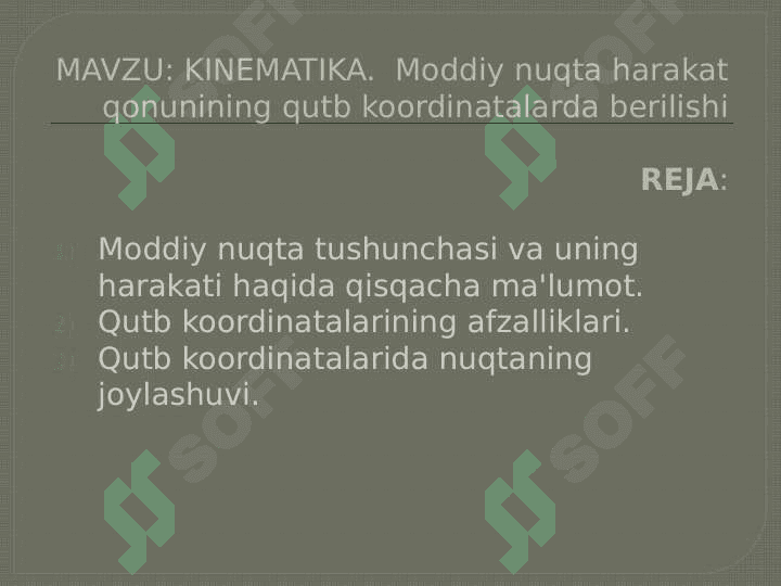 Statika.Markaziy vint oʻq 2