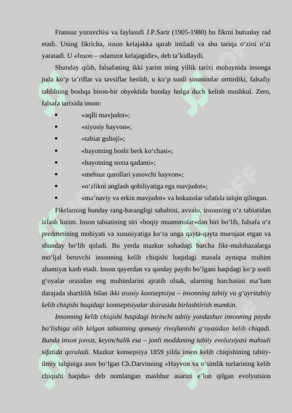 Inson falsafasi (Falsafiy antropologiya) 5