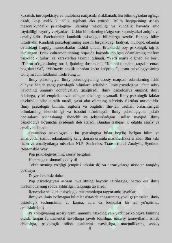 Amaliy psixologiyadan psixologik amaliyotga 8