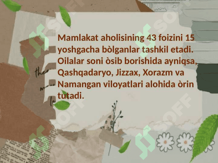 Oʻzbekistonda oila pedagogika fanining rivojlanishining ijtimoiy-iqtisodiy, me'yoriy-huquqiy asoslari. 4