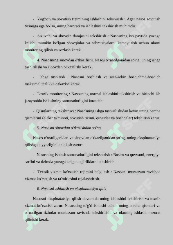 Nasos va kampressorlarni montaj qilish 3