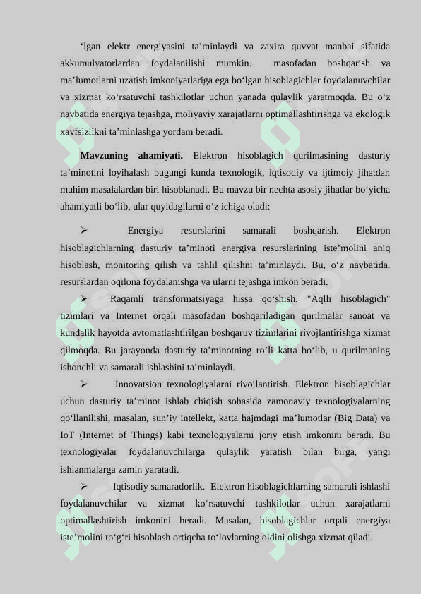 KURS LOYIHA Elektron xisoblagich qurilmasini dasturiy taminotini loyixalash 4