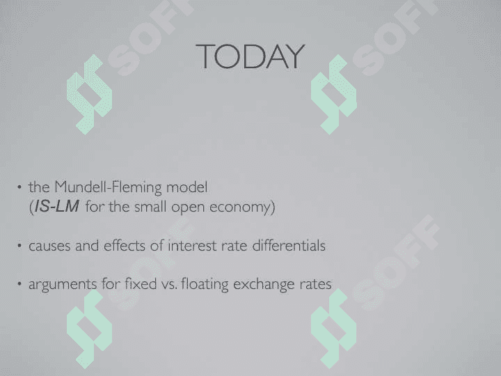 The Mundell Fleming model 2