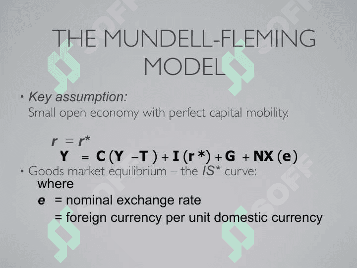 The Mundell Fleming model 3