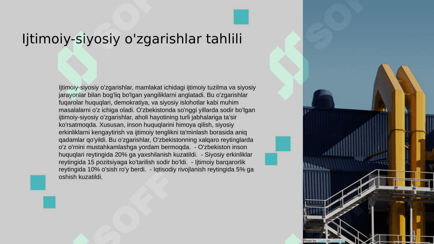 Yangi O'zbekiston ijtimoiy-siyosiy,iqtisodiy va madaniyhʼyotida roʻy berayotgan oʻzgarishlarning xalqaro reyting va indekslarda aks etishi 3