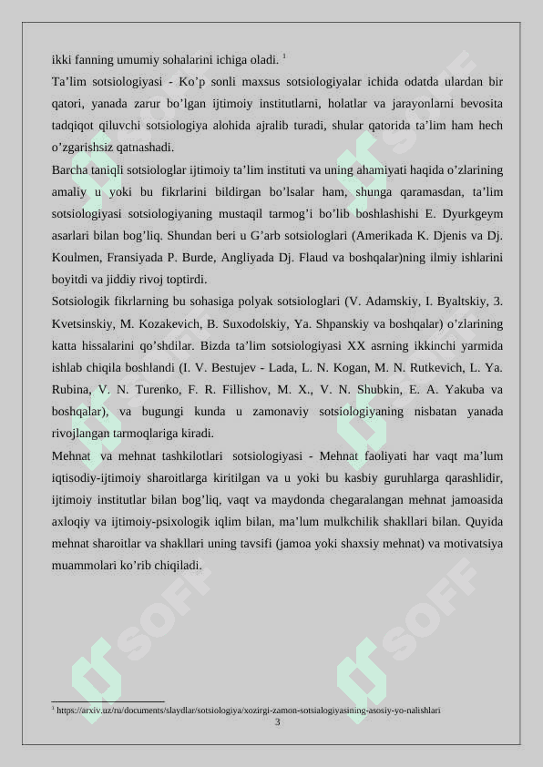 Zamonaviy sotsiologiyaning jamiyatda tutgan o'rni 24 3
