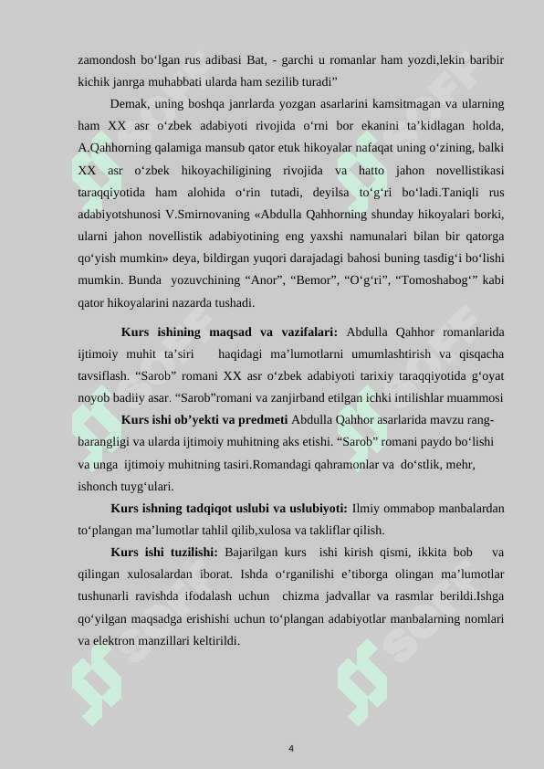 Abdulla Qahhor romanlarida ijtimoiy muhit ta’siri Abdulla Qahhor romanlarida ijtimoiy muhit ta’siri 4
