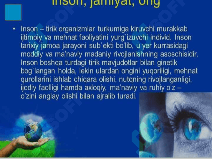 Tarixiy jarayonda jamiyatning madaniy va ma'naviy qadriyatlari. 3