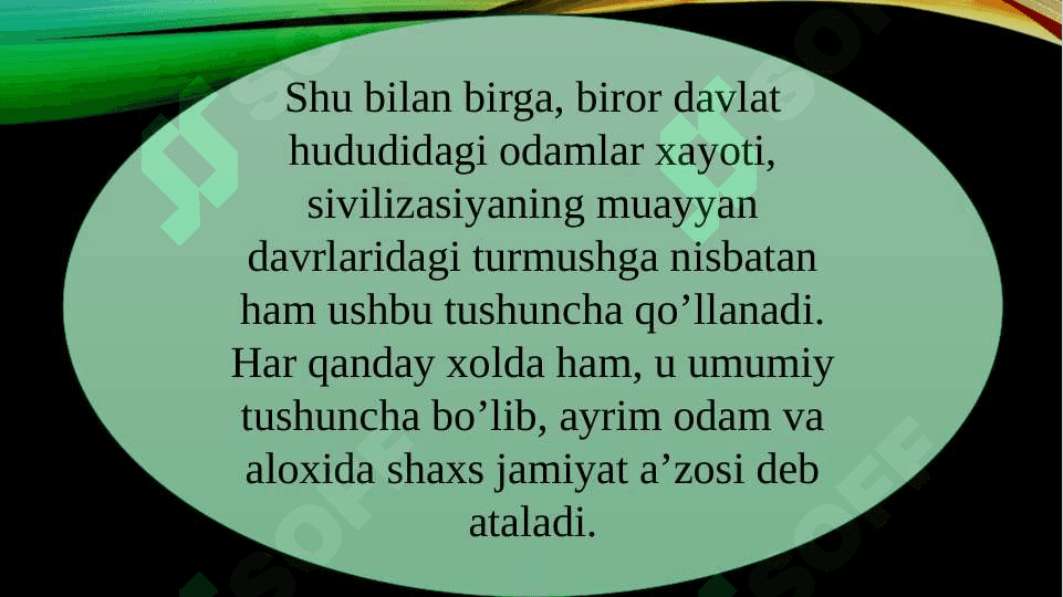 Jamiyat tushunchasi mohiyati va rivojlanish bosqichlari 4