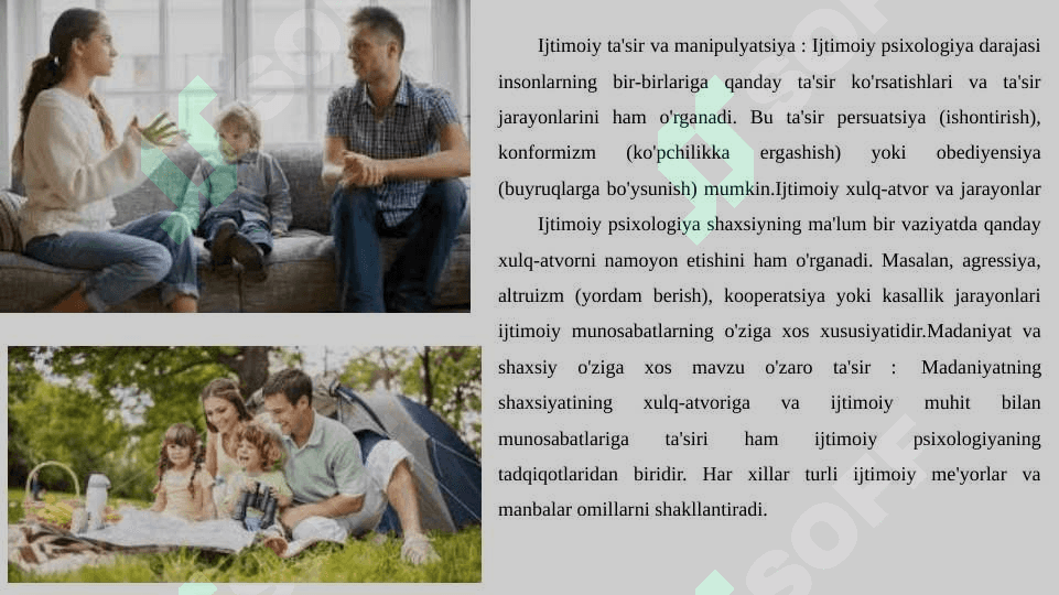 Ijtimoi psixologiya organadigan asosiy masalalar 4