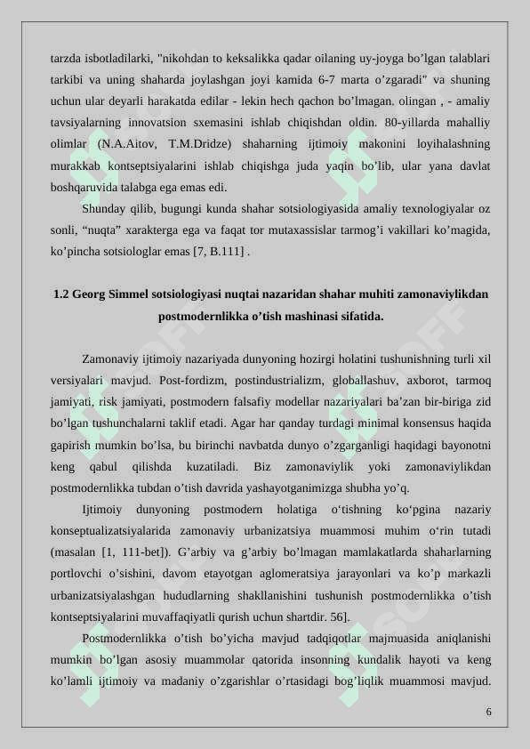XXI asrda shahar sotsiologiyasi va sotsiol 5
