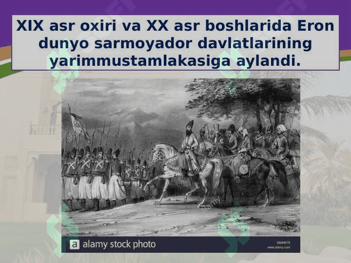 XX asr boshida Erondagi inqiloblar 24 2