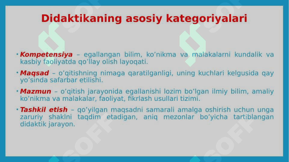 Boshlang’ich ta’lim pedagogikasida ta’lim qonuniyatlari, qoidalari va prinsiplari 8
