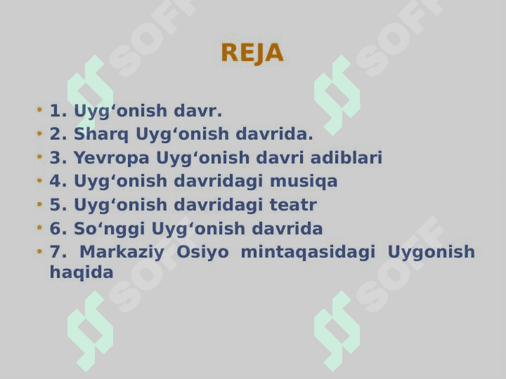 O’rta Osiyoda uyg’onish davri Renessans 2