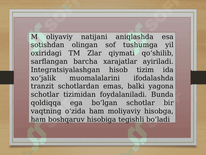 Boshqaruv hisobini tashkil etish 4