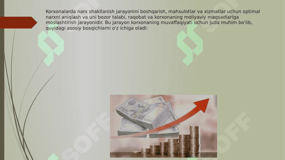 Korxonalarda narx shakllanish jarayonini boshqarish 3