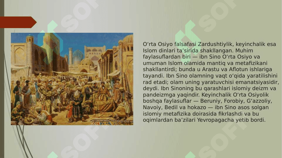O’rta asr sharq falsafasi va uyg’onish davri xususiyatlari 4