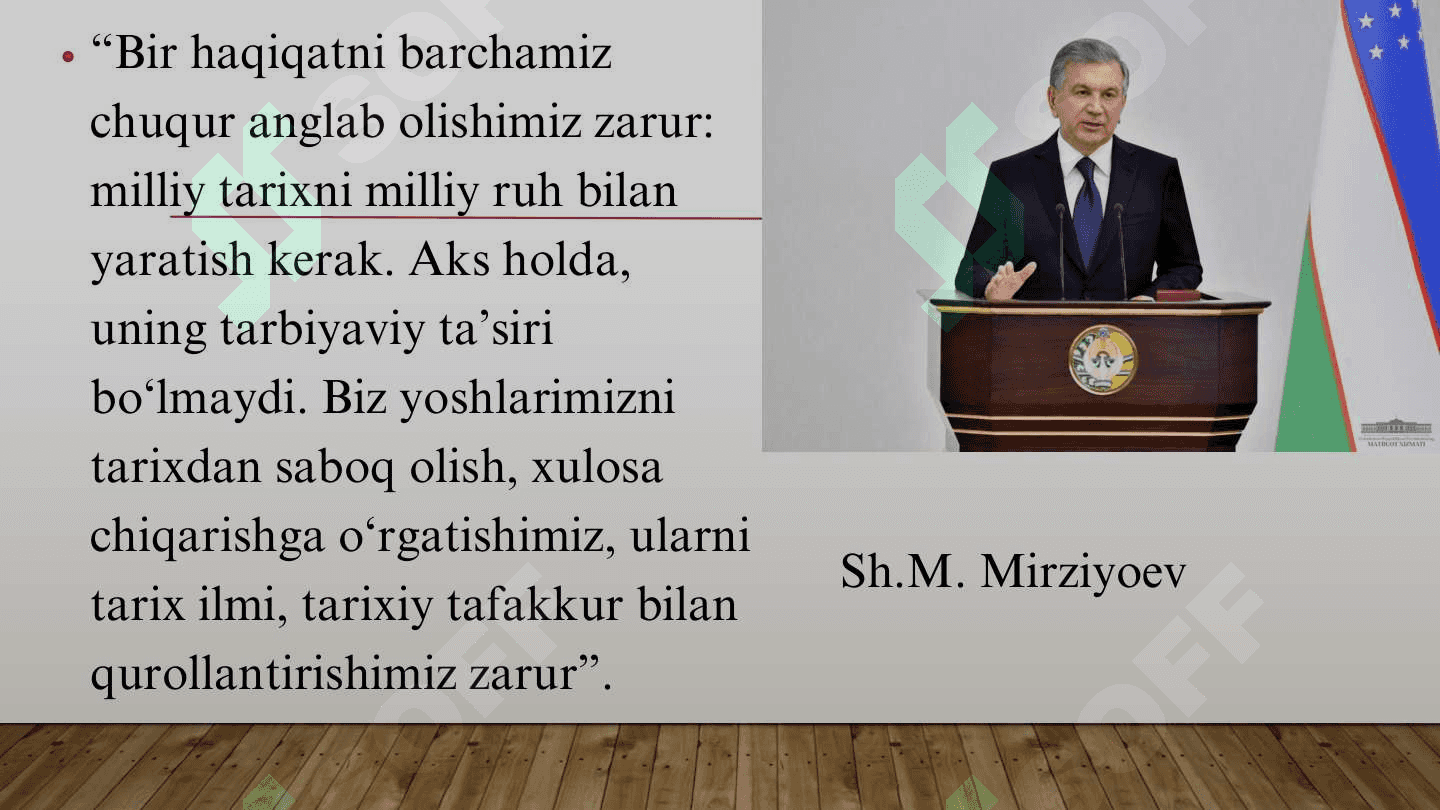 O‘zbekistonning eng yangi tarixi o‘quv kursining predmeti, maqsadi va vazifalari 3