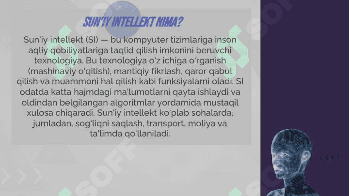 Zamonaviy Sun’iy intellekt tizimlari 3