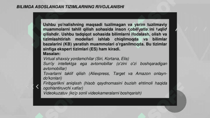 Zamonaviy Sun’iy intellekt tizimlari 7
