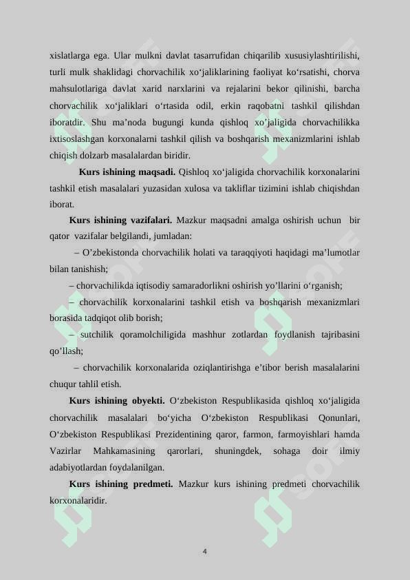 O‘ZBEKISTONDA QORAMOLCHILIKNI RIVOJLANTIRISH ISTIQBOLLARI 4