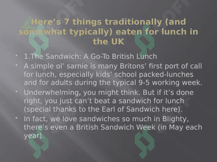 English Meals 4