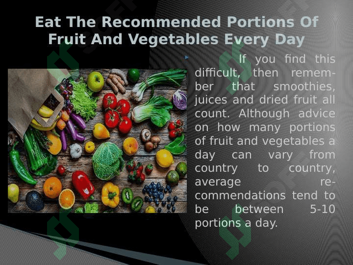 Ten tips for healthy eating 4