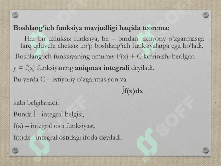 Aniq integral 4