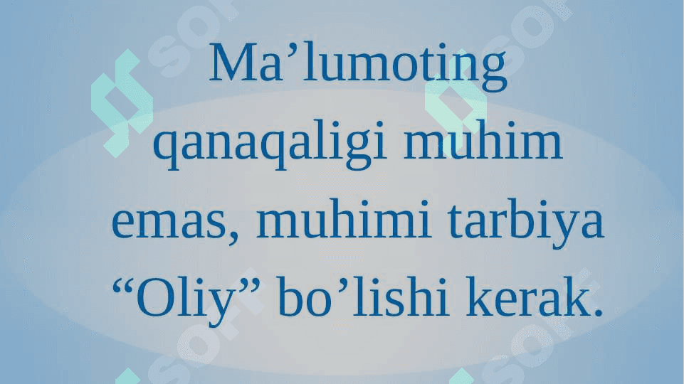 Milliy tarbiya konsepsiyasi 2