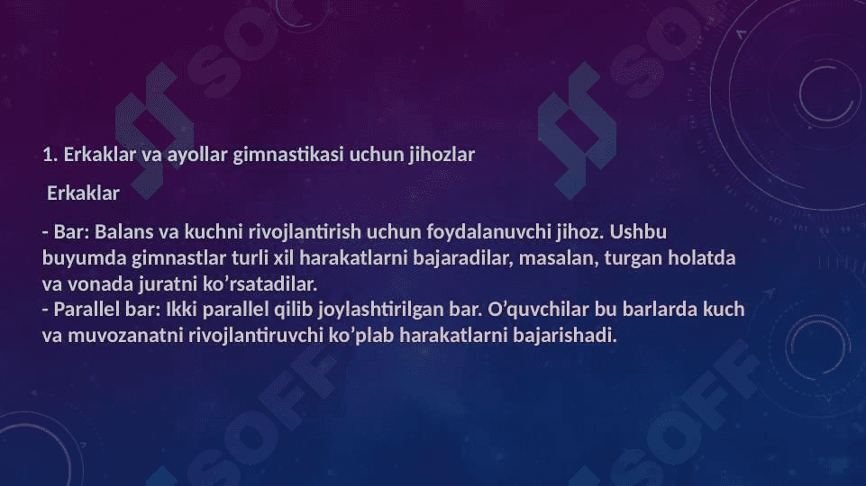 Gimnastika sport turlari jihozlari hamda buyumlari 4