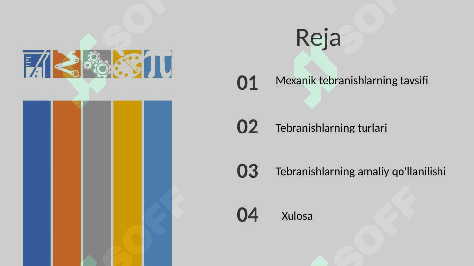 Mexanik tebranishlar va ularning tavsiflari 2