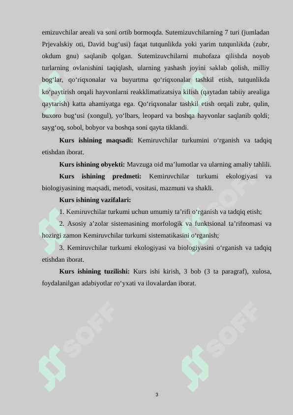 Sutemizuvchilar sinfi va ularning sistematikasi 3