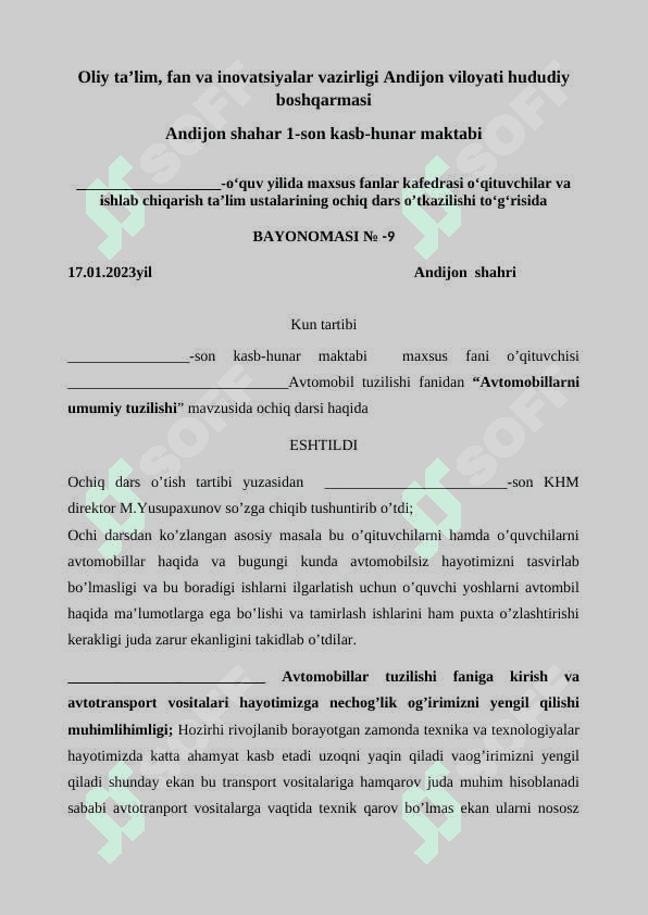OCHIQ DARS BAYONOMASI 4