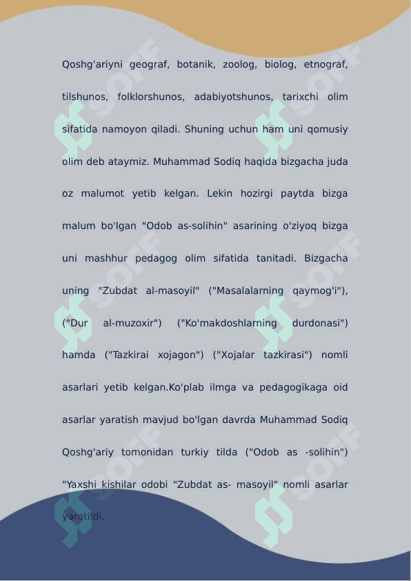 Muhammad Sodiq Qoshg'ariyning pedagogik qarashlari 3