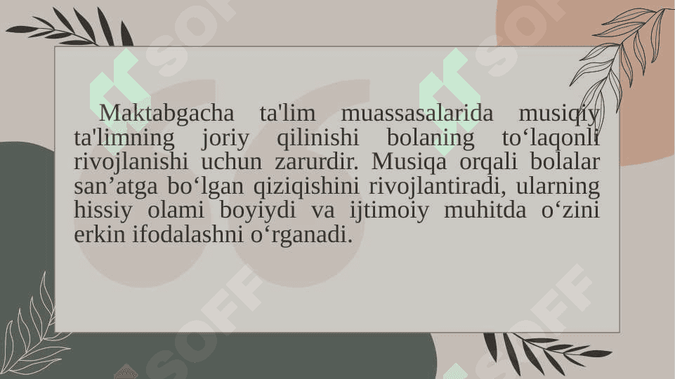 Maktabgacha yoshdagi bolalarning musiqaviy faoliyat mazmuni 4