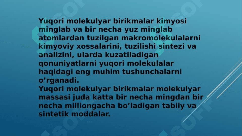 YUQORI MOLEKULAR BIRIKMALAR ERITMALARINING XOSSALARI. QONNING REOLOGIK XOSSALARI. 3