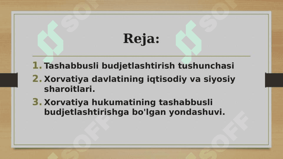 Tashabbusli byudjetlashtirishning Xolvatiya tajribasi 2