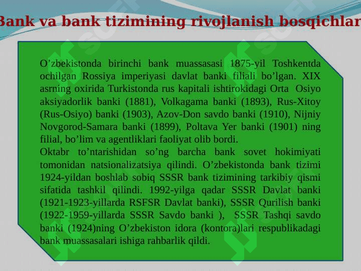 Banklar va bank tizimi 5