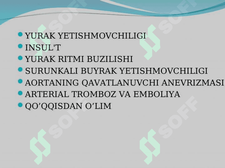 Tasodifiy yurakdan o'lim sindromi 2
