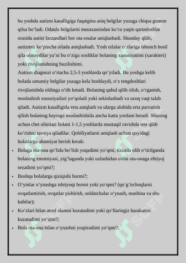 Bolalar autizmi 4